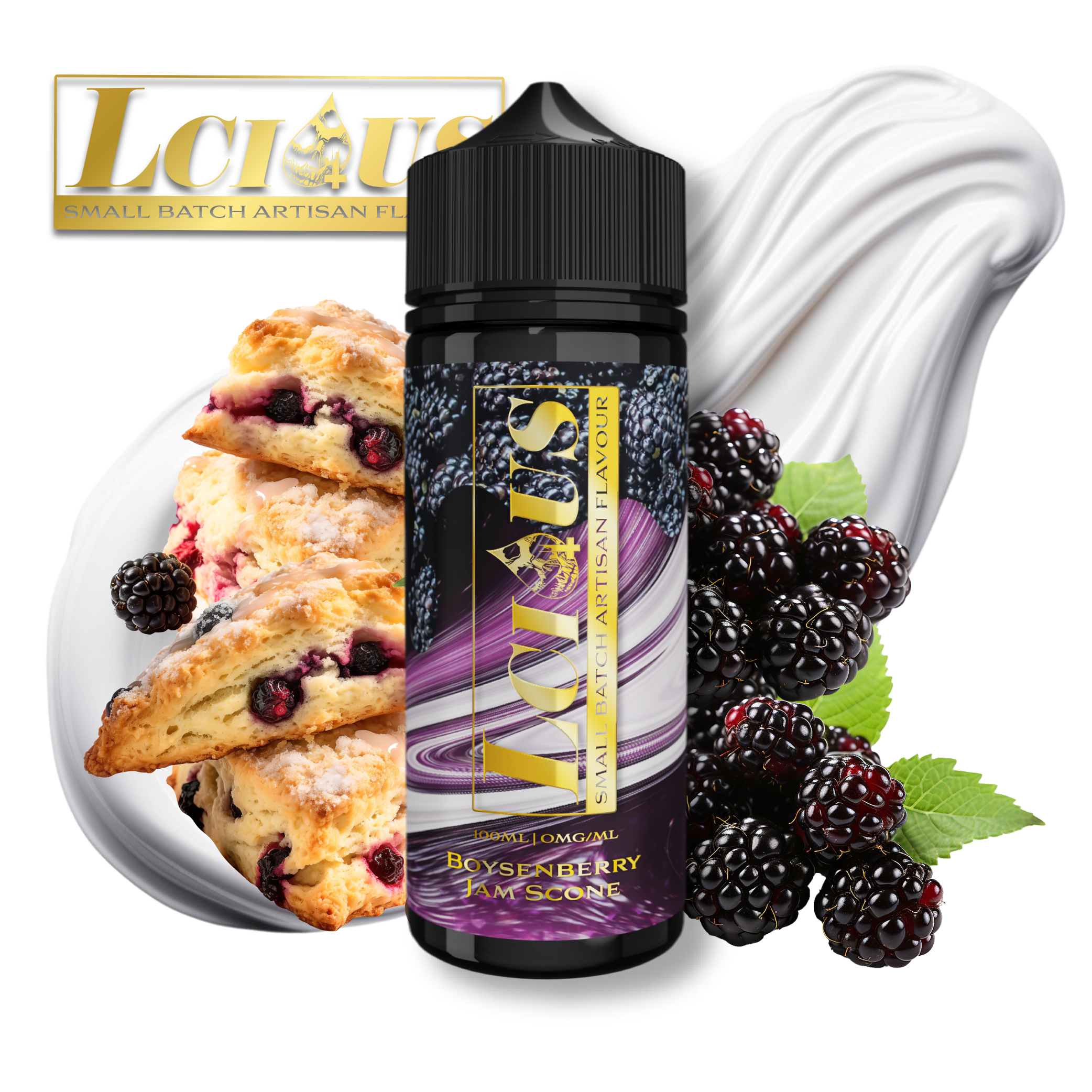 Lcious - Boysenberry Jam Scone (9659640742233)